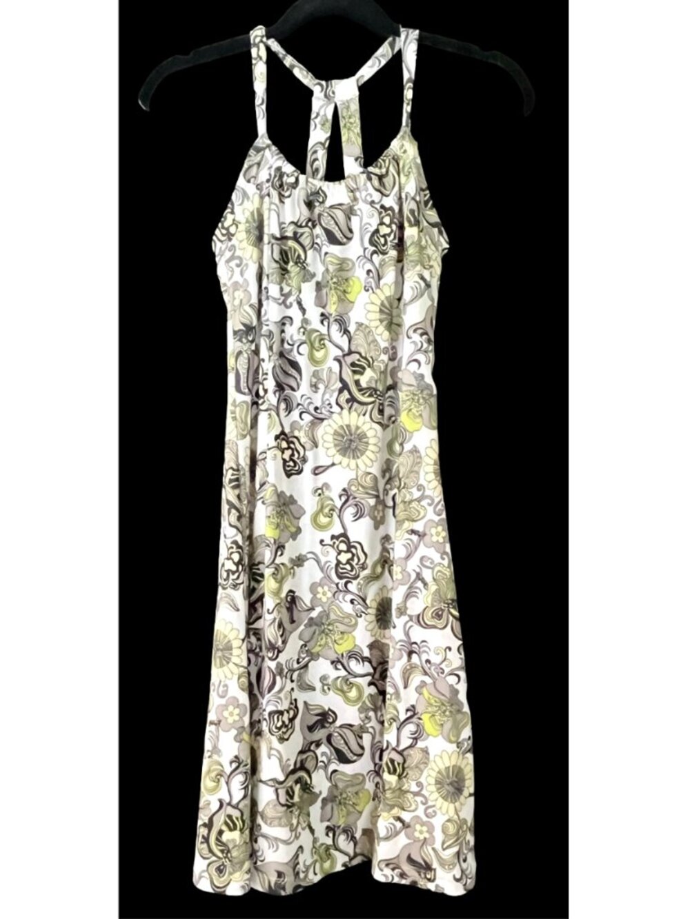 PrAna Quinn Racerback w/ Shelf Bra | Athletic Travel Dress Quick-Dry | Size S